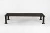 Monitor Stand double straight 590 wide- Black