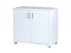 NZ Credenza two door with square legs-White