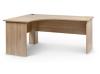 Oki small Corner Workstation-1700 x 1200 RH- Autumn Oak