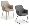 Olli Office Tub chair-Flax Charcoal setting 2