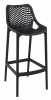 Oxygen outdoor bar stool- Black