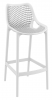 Oxygen outdoor bar stool- White