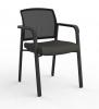 Ozone visitor mesh back chair - Splice Charcoal