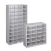 steel pigeonhole units- 20 & 40 hole -Silver Grey
