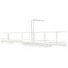 Cable basket- mounting bracket close up- White.