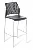 Punch bar stool- Chrome- Black.