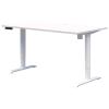 Rapid electric Desk- White frame-White top