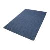 Rubber Chair Mat-rectangle with PET carpet overlay- Blue.