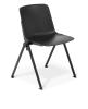 Scout 4 leg stacking chair - Black 
