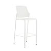 Shift polypropylene Bar stool- White