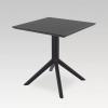 Sky outdoor Table- square- Black.