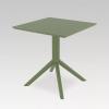 Sky outdoor Table- square- Olive