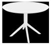 Sky outdoor round table- White 