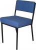 Standard Stacker chair with 75mm seat foam Quantum Blue Moon fabric