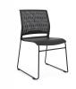 Stax stacking chair Black