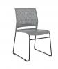 Stax stacking chair Grey