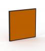 Studio 50 floor standing 1200 high x1200 wide Black frame-Breathe-Orange