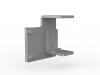 Studio 50 desk hung office partition- Desk clamp - Silver