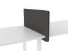 Tab slide on privacy panel - Charcoal- slide on desk top