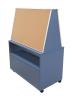 Teachers mobile station Cork board- Provence Blue