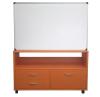 Teachers mobile station white board - Orange