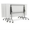 Team Flip top tables Silver frame nesting