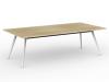 Team Meeting Table 2400 White Atlantic Oak.