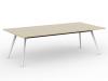 Team Meeting Table 2400 White Nordic Maple