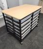 Tote steel trolley 24- Affinity Maple top 