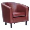 Della Tub Chair - Dark Red