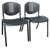 Uni stacking Chair Linking Black