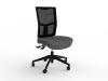 Urban mesh back office chair-Black base - Felt fabric