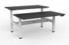 Velocity 3 double desk-1500 - White- Black