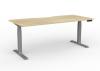 Velocity desk- 1800- Silver Atlantic Oak