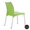 Vita outdoor chair- Green back view.