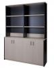 NZ made storage wall unit- Refined Oak & black