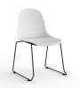 Willow stacking chair White shell