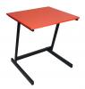Z frame student desk- Memphis Red