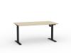 Haven Boost-Desk-electric adjust- Black frame- Nordic Maple top