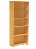 NZ Bookcase 1800 H-5 Tier shelving- NZ Tawa