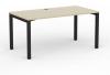 Cubit Desk- 1800- Black- Atlantic Oak 