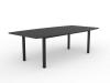 Cubit Board Table Black Frame Atlantic Oak Top