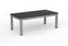 Cubit coffee table 1200-White frame- Atlantic Oak top.