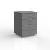 Ergoplan Mobile Drawers- Tawa and Silver Units