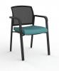 Ozone visitor mesh back chair - Splice Blue.