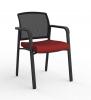 Ozone visitor mesh back chair - Splice Red