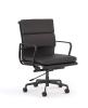 Vogue executive Black and Tan leather chair setting