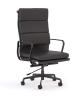 Vogue executive Black and Tan leather chair setting